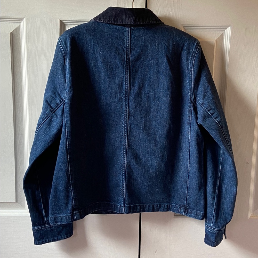 J. Crew Denim Field Barn Jacket, Blue, Sz M, NWT - Picture 3 of 12